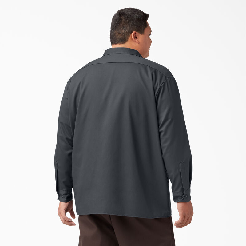 Dickies Long Sleeve Work Shirt Charcoal Gray ID-LqTOBC8i