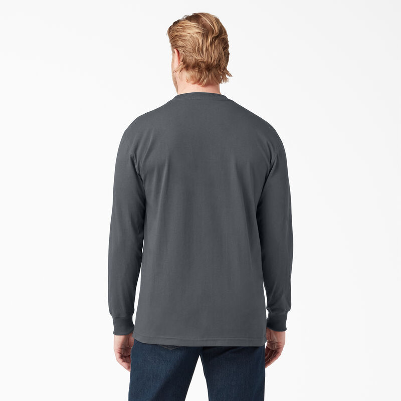 Dickies Heavyweight Long Sleeve Pocket T-Shirt Charcoal Gray ID-LqdyoZYC