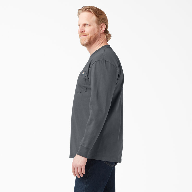 Dickies Heavyweight Long Sleeve Pocket T-Shirt Charcoal Gray ID-LqdyoZYC