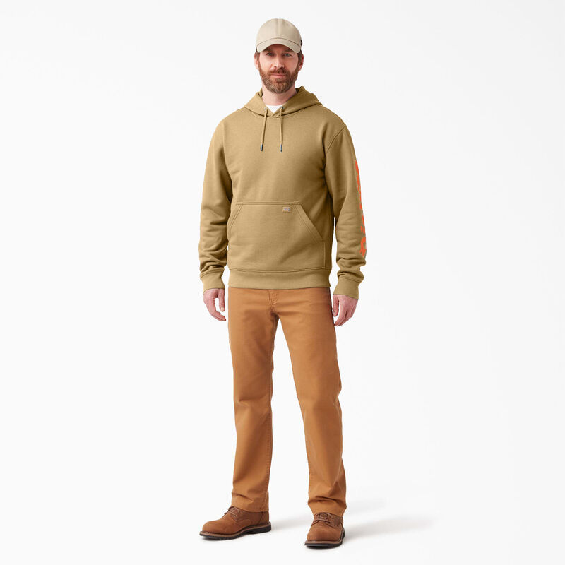 Dickies Water Repellent Logo Sleeve Hoodie Nubuck ID-LroIDdv7