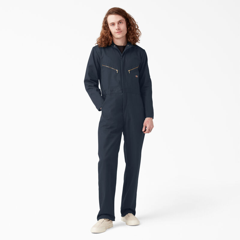 Dickies Deluxe Blended Long Sleeve Coveralls Dark Navy ID-Lw1SaVCp
