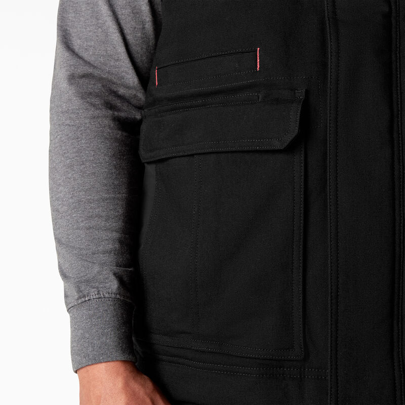 Dickies Flex Duck Canvas Insulated Vest Black ID-LwwsTcqK