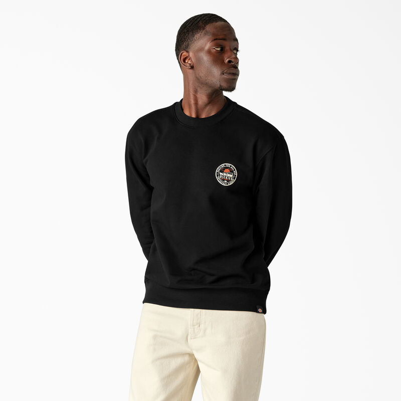 Dickies Greensburg Graphic Sweatshirt Black ID-LwyS4iNk