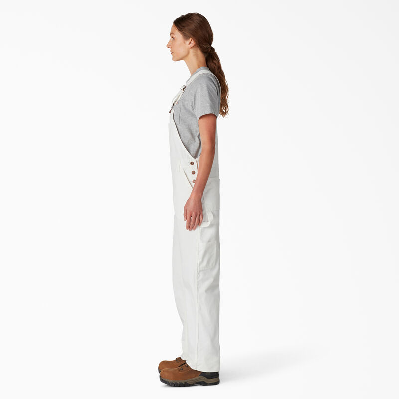 Dickies Relaxed Fit Bib Overalls White ID-LyglbhG8
