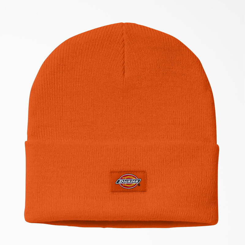 Dickies Cuffed Knit Beanie Neon Orange ID-LzyWmStl
