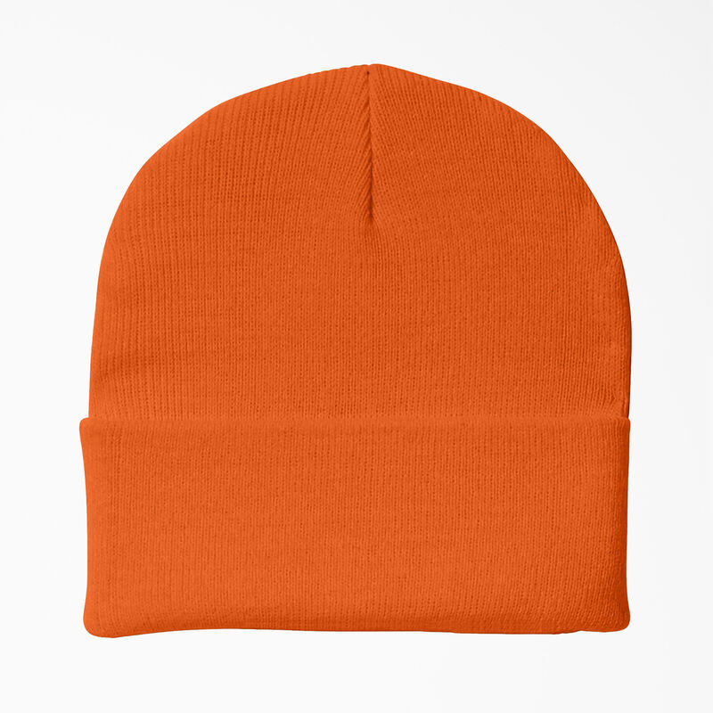 Dickies Cuffed Knit Beanie Neon Orange ID-LzyWmStl