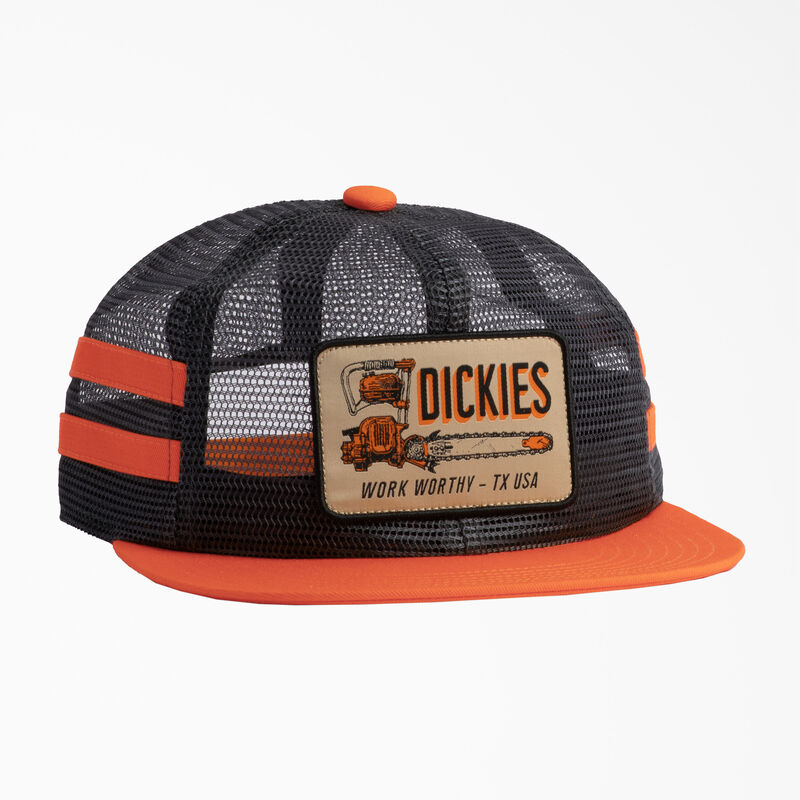 Dickies Work Worthy Mesh Trucker Hat Orange ID-M4axtxnm