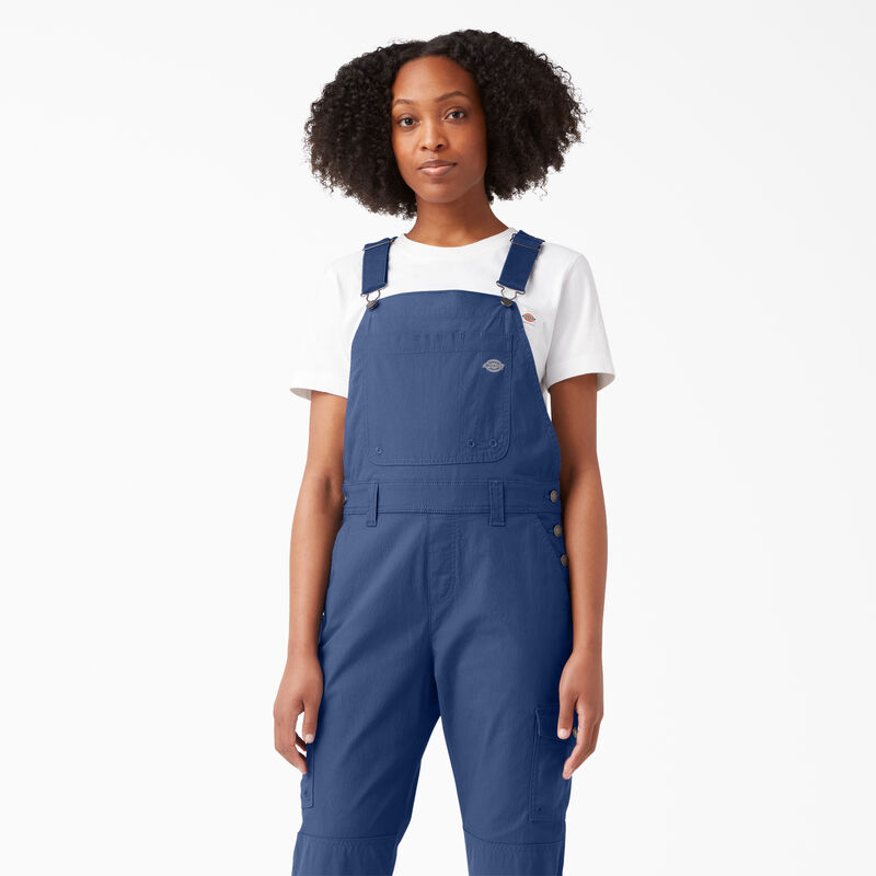 Dickies Cooling Ripstop Bib Overalls Rinsed Retro Indigo ID-MFPpOQBU