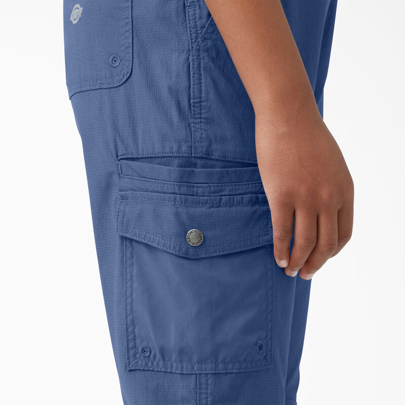 Dickies Cooling Ripstop Bib Overalls Rinsed Retro Indigo ID-MFPpOQBU
