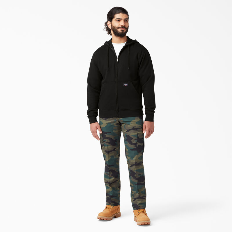Dickies Midweight Fleece Zip Hoodie Black ID-MRqLUTXZ