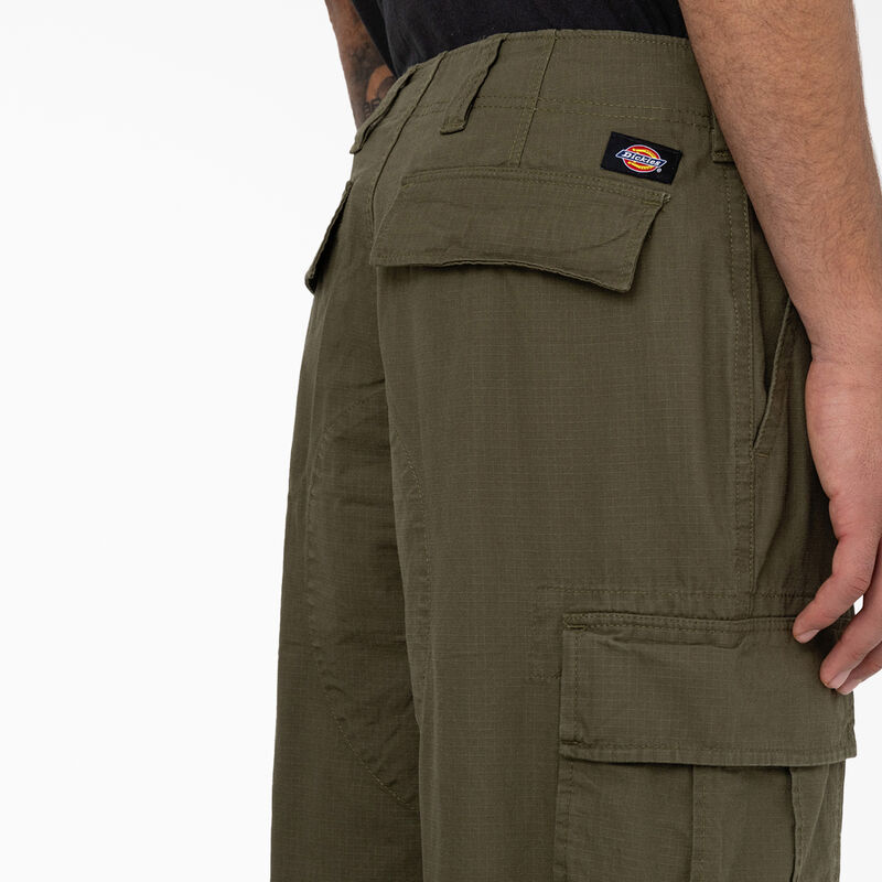 Dickies Eagle Bend Relaxed Fit Double Knee Cargo Pants Military Green ID-MWcNmEgA
