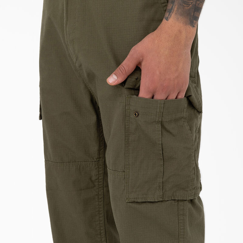Dickies Eagle Bend Relaxed Fit Double Knee Cargo Pants Military Green ID-MWcNmEgA