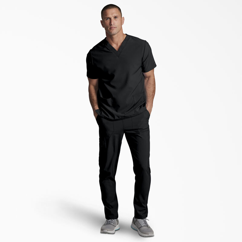 Dickies Unisex EDS Essentials V-Neck Scrub Top Black ID-MeCvbq8c