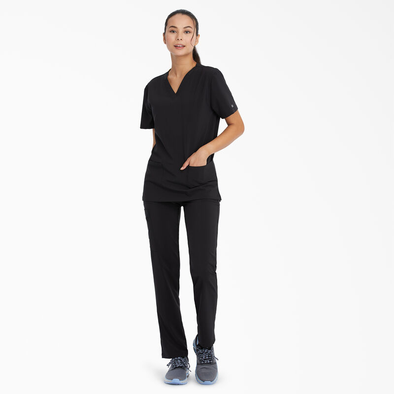 Dickies Unisex EDS Essentials V-Neck Scrub Top Black ID-MeCvbq8c