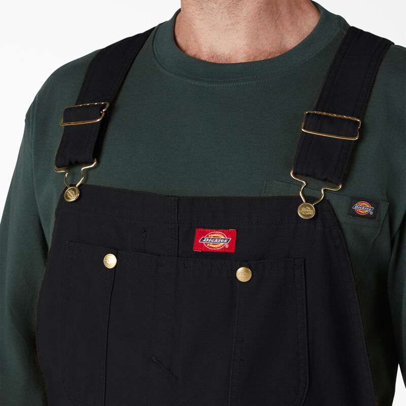 Dickies Classic Bib Overalls Rinsed Black ID-MfgxV9WF