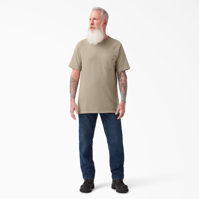 Dickies Cooling Short Sleeve Pocket T-Shirt Desert Sand ID-Mjv8SYKf