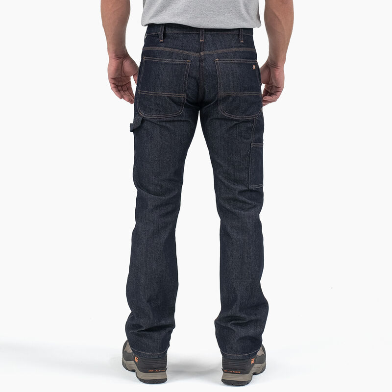 Dickies FLEX Regular Fit Carpenter Jeans Rinsed Indigo Blue ID-MkVSB7If