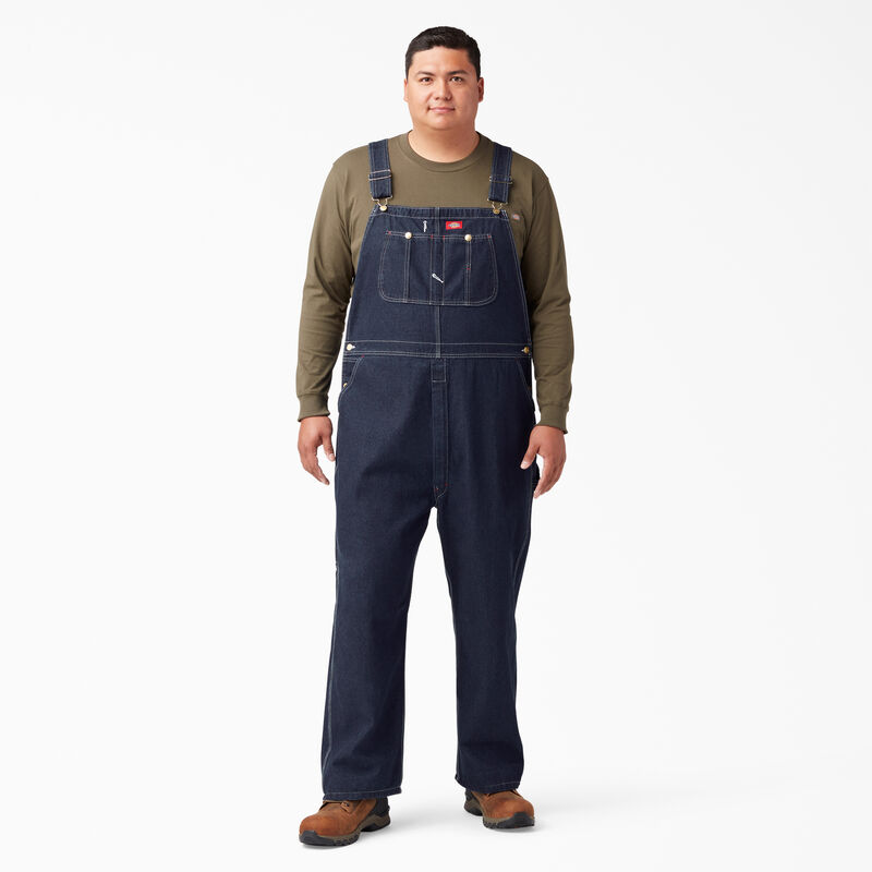 Dickies Classic Bib Overalls Rinsed Indigo Blue ID-Mv3cNM8h