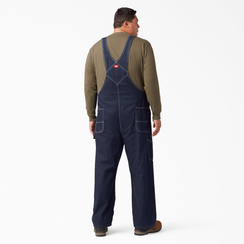 Dickies Classic Bib Overalls Rinsed Indigo Blue ID-Mv3cNM8h