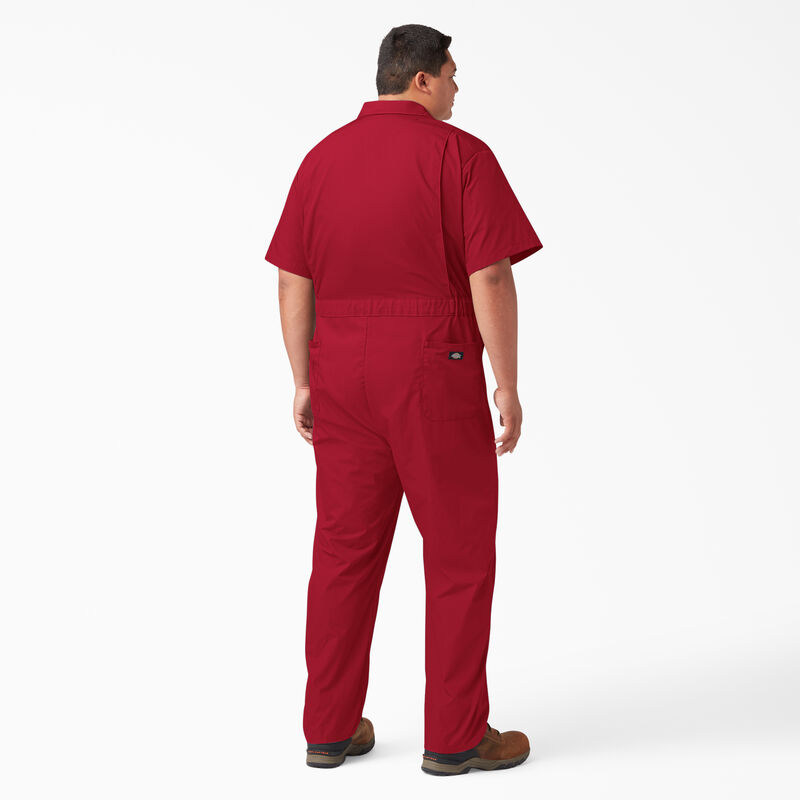 Dickies Short Sleeve Coveralls Red ID-MyU6vbP5
