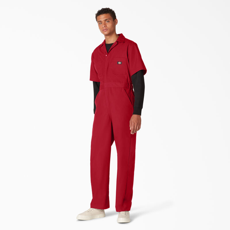 Dickies Short Sleeve Coveralls Red ID-MyU6vbP5