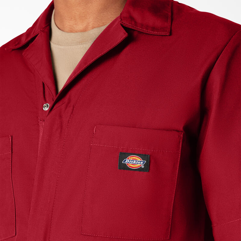 Dickies Short Sleeve Coveralls Red ID-MyU6vbP5