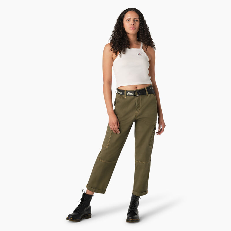 Dickies Relaxed Fit Contrast Stitch Cropped Cargo Pants Regular ID-N1KJ2LcC