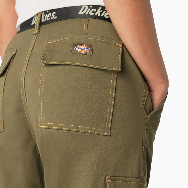 Dickies Relaxed Fit Contrast Stitch Cropped Cargo Pants Regular ID-N1KJ2LcC