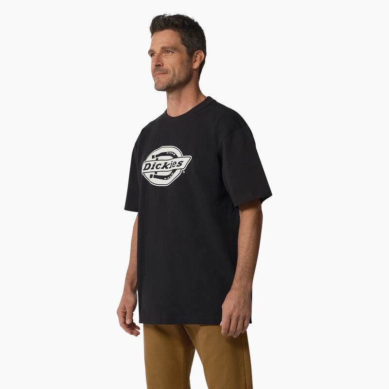 Dickies Short Sleeve Heavyweight Logo T-Shirt Black ID-N6Enq5mc