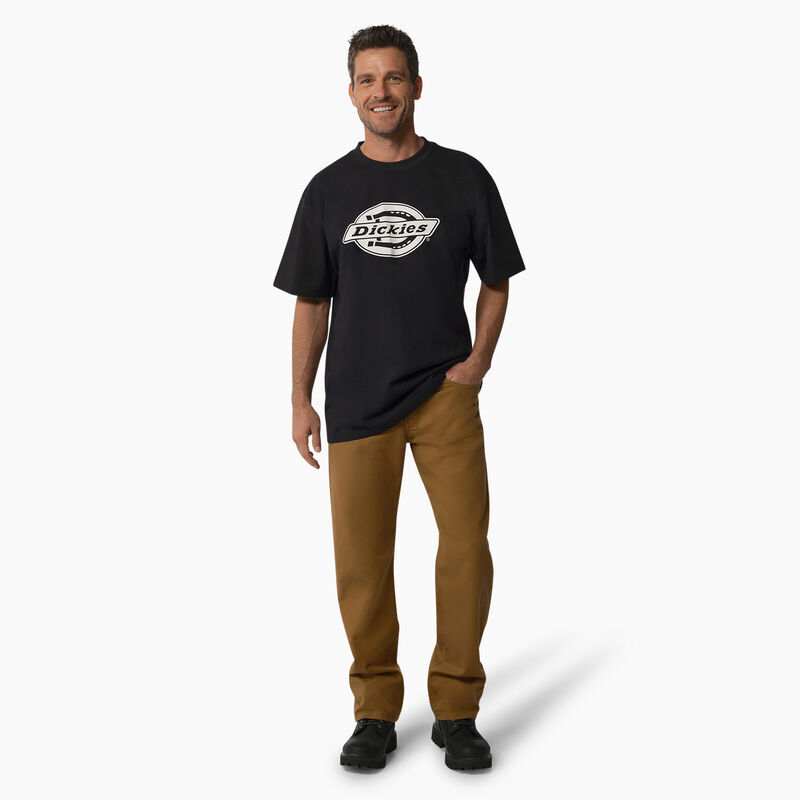 Dickies Short Sleeve Heavyweight Logo T-Shirt Black ID-N6Enq5mc