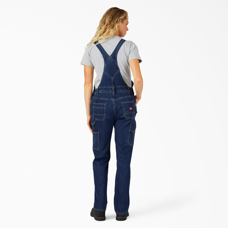 Dickies Straight Fit Denim Double Front Bib Overalls Stonewashed Dark Blue ID-N8nCZbYT