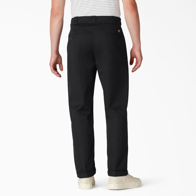 Dickies Regular Fit Cuffed Work Pants Black ID-N9gx3wsR