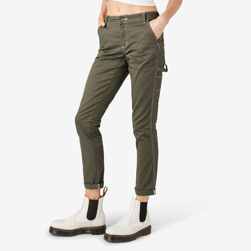 Dickies Slim Straight Fit Roll Hem Carpenter Pants Regular ID-NAU3tCBi