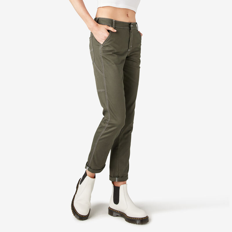 Dickies Slim Straight Fit Roll Hem Carpenter Pants Regular ID-NAU3tCBi