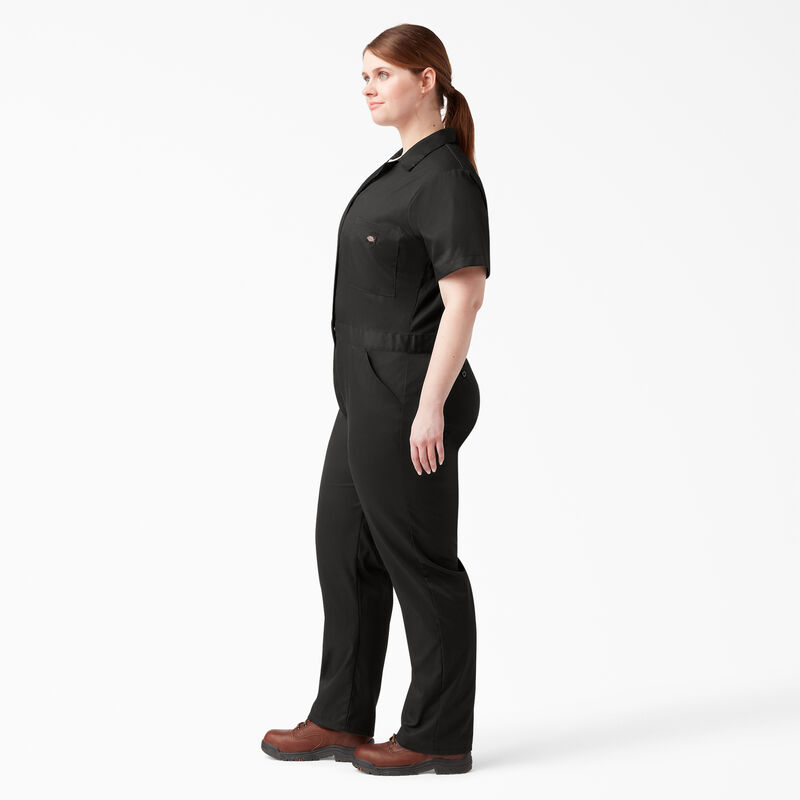 Dickies Plus FLEX Cooling Short Sleeve Coveralls Black ID-NJHajXKX