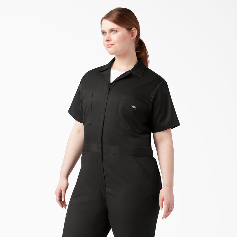 Dickies Plus FLEX Cooling Short Sleeve Coveralls Black ID-NJHajXKX