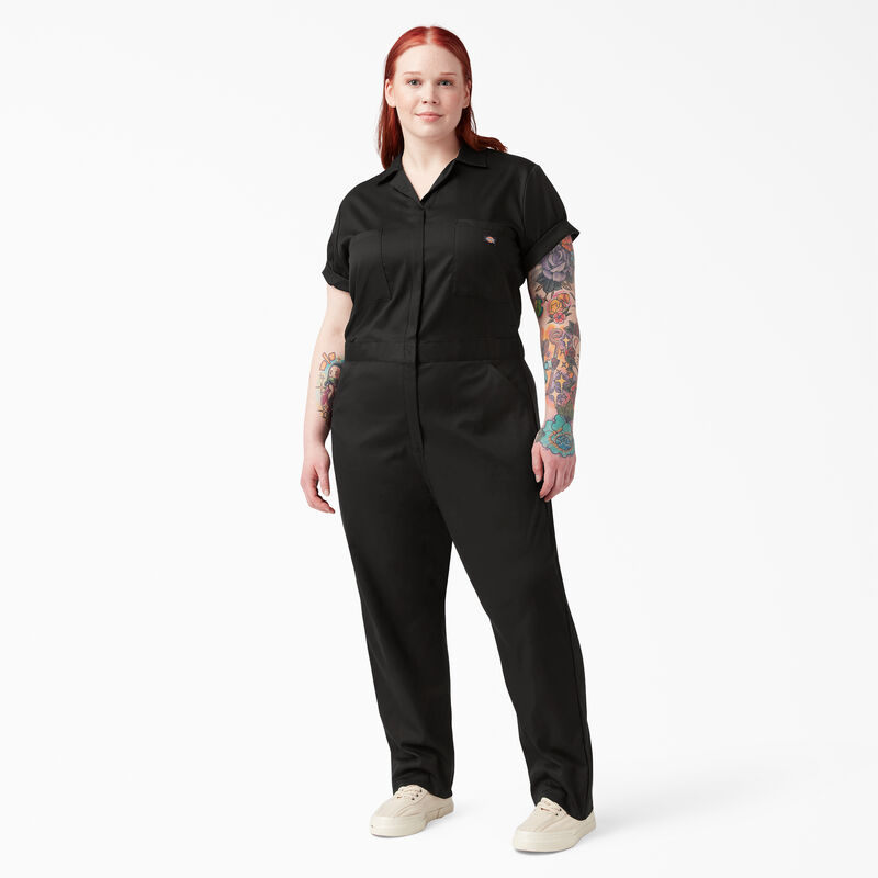 Dickies Plus FLEX Cooling Short Sleeve Coveralls Black ID-NJHajXKX