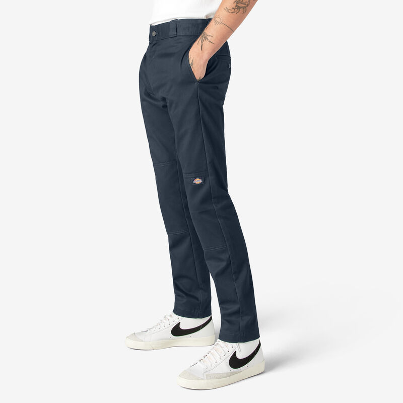 Dickies Skinny Fit Double Knee Work Pants Dark Navy ID-NJey4ihw