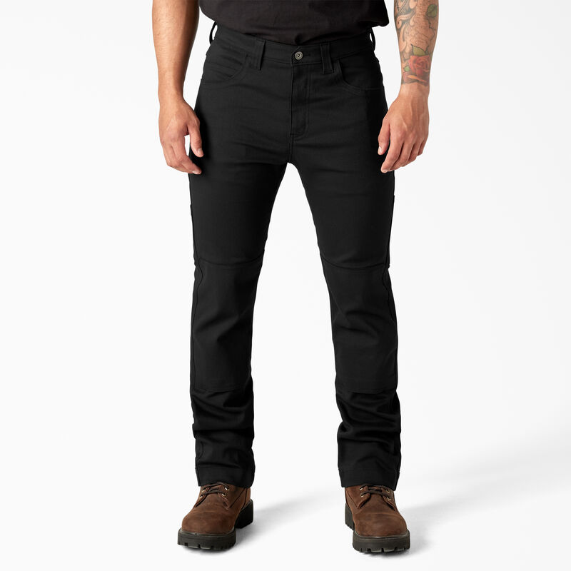 Dickies Slim Fit Duck Canvas Double Knee Pants Black ID-NL8EyFjL
