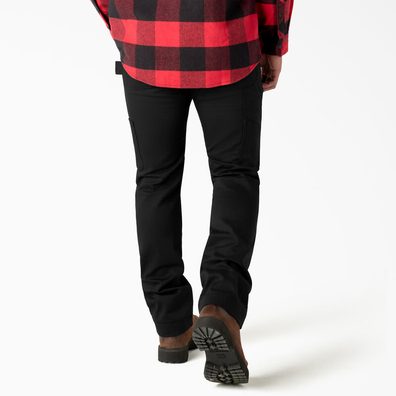 Dickies Slim Fit Duck Canvas Double Knee Pants Black ID-NL8EyFjL