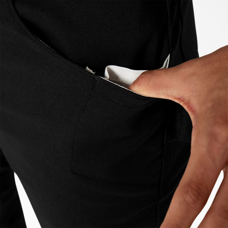 Dickies Slim Fit Duck Canvas Double Knee Pants Black ID-NL8EyFjL