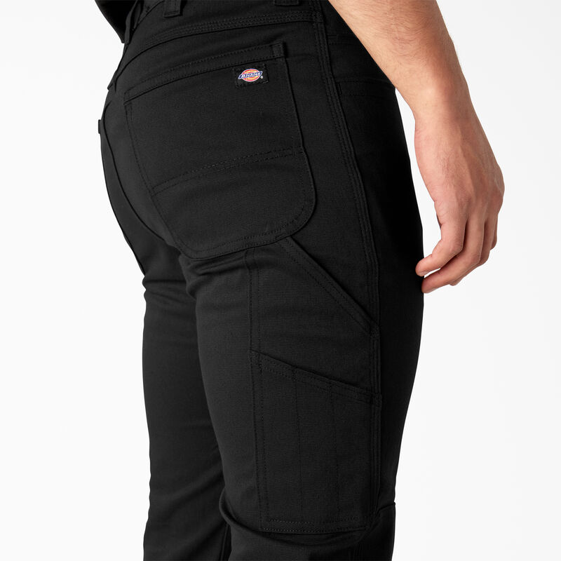 Dickies Slim Fit Duck Canvas Double Knee Pants Black ID-NL8EyFjL