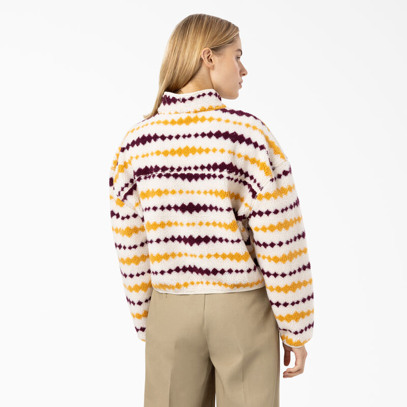 Dickies Falkville Fleece Jacket Ecru/Grape ID-NMNxS76a