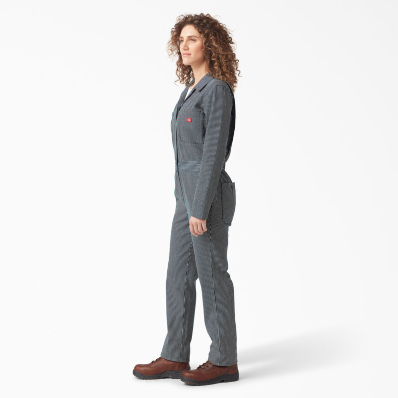 Dickies Relaxed Fit Long Sleeve Hickory Stripe Coveralls Regular ID-NWdkssuk