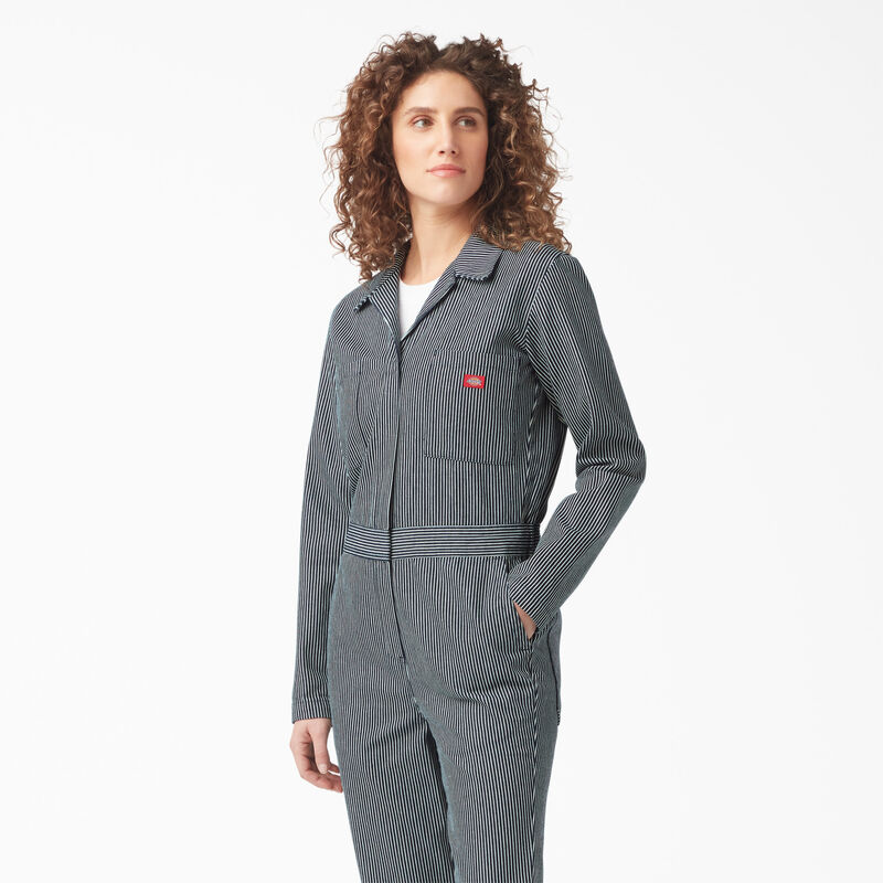 Dickies Relaxed Fit Long Sleeve Hickory Stripe Coveralls Regular ID-NWdkssuk