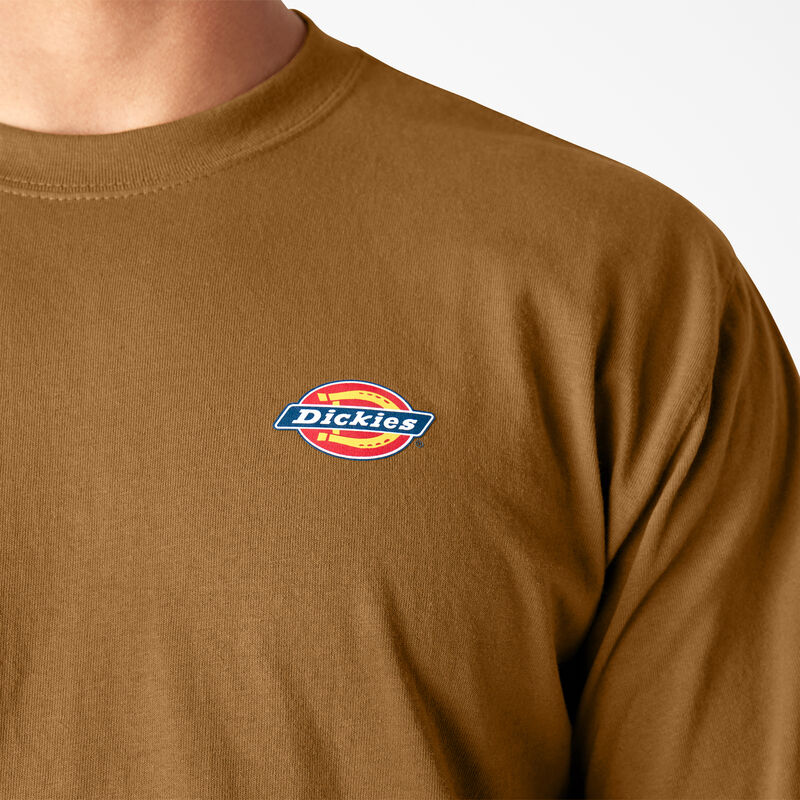 Dickies Long Sleeve Workwear Graphic T-Shirt Brown Duck ID-Ni6LKswe