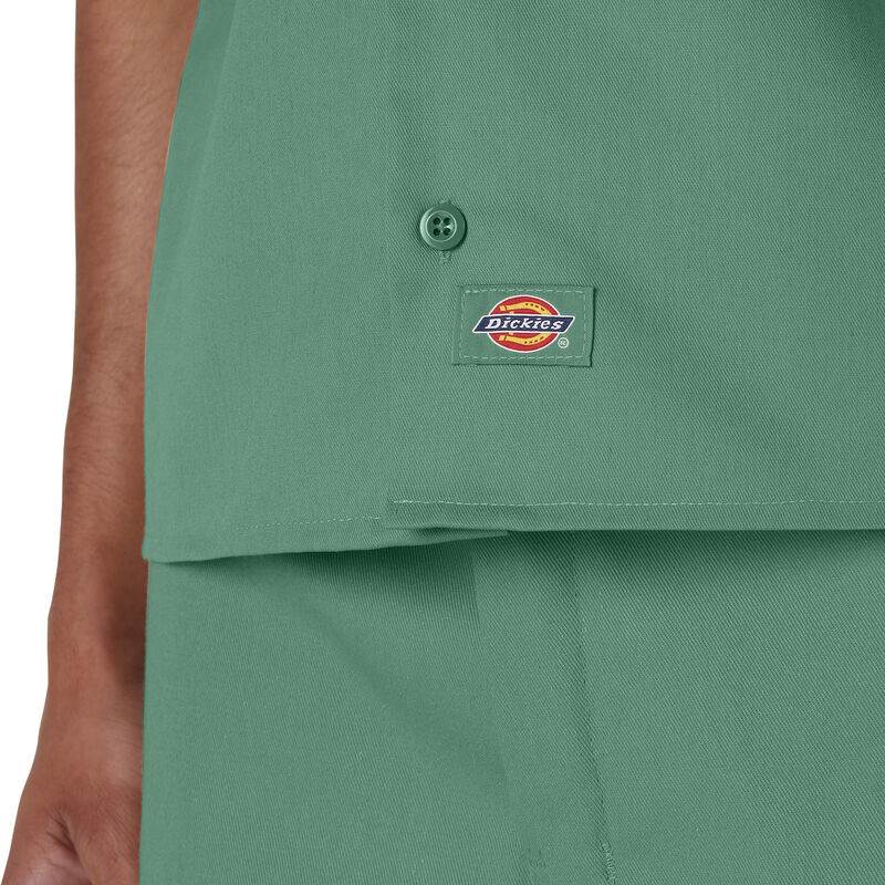 Dickies Short Sleeve Work Shirt Dark Ivy ID-NjllU8ab
