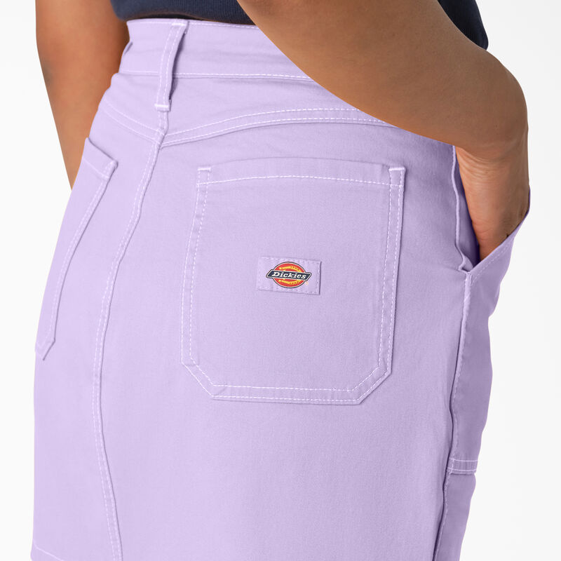 Dickies High Waisted Carpenter Skirt Purple Rose ID-NkcVX5SH