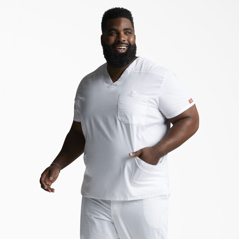 Dickies Men's EDS Signature V-Neck Scrub Top Regular ID-O7lg2Dai