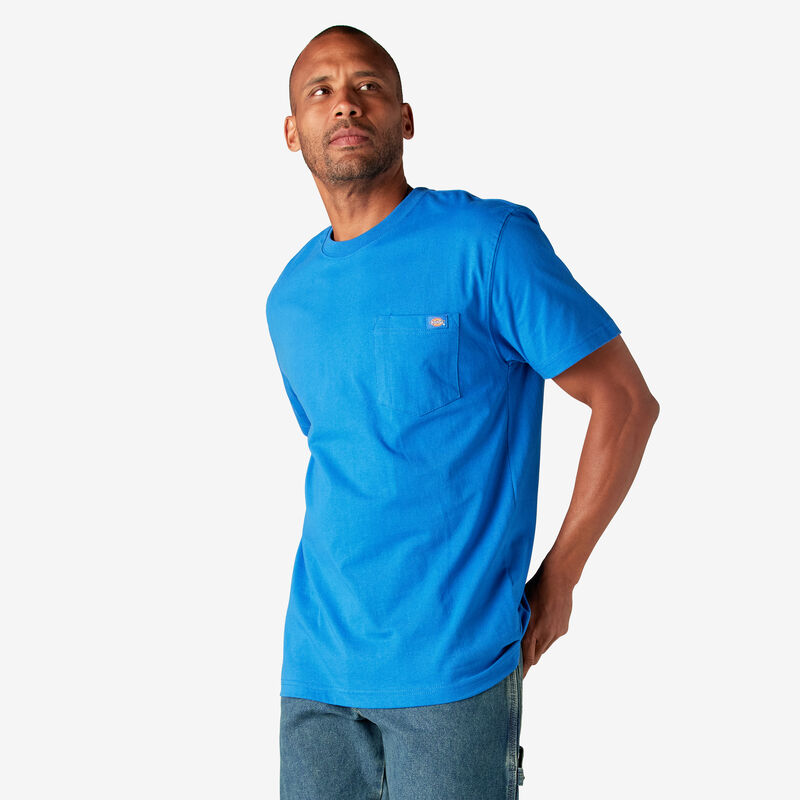 Dickies Heavyweight Short Sleeve Pocket T-Shirt Royal Blue ID-ODGe1uNo